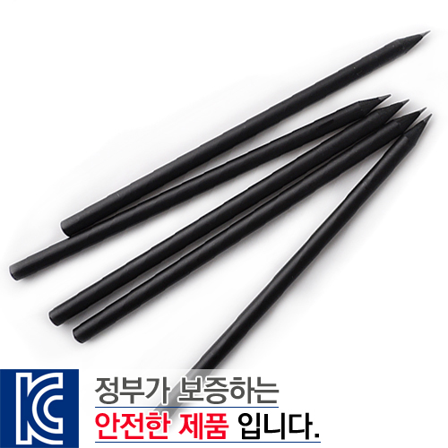 흑목 원형 미두 연필 (컬러 인쇄가능)