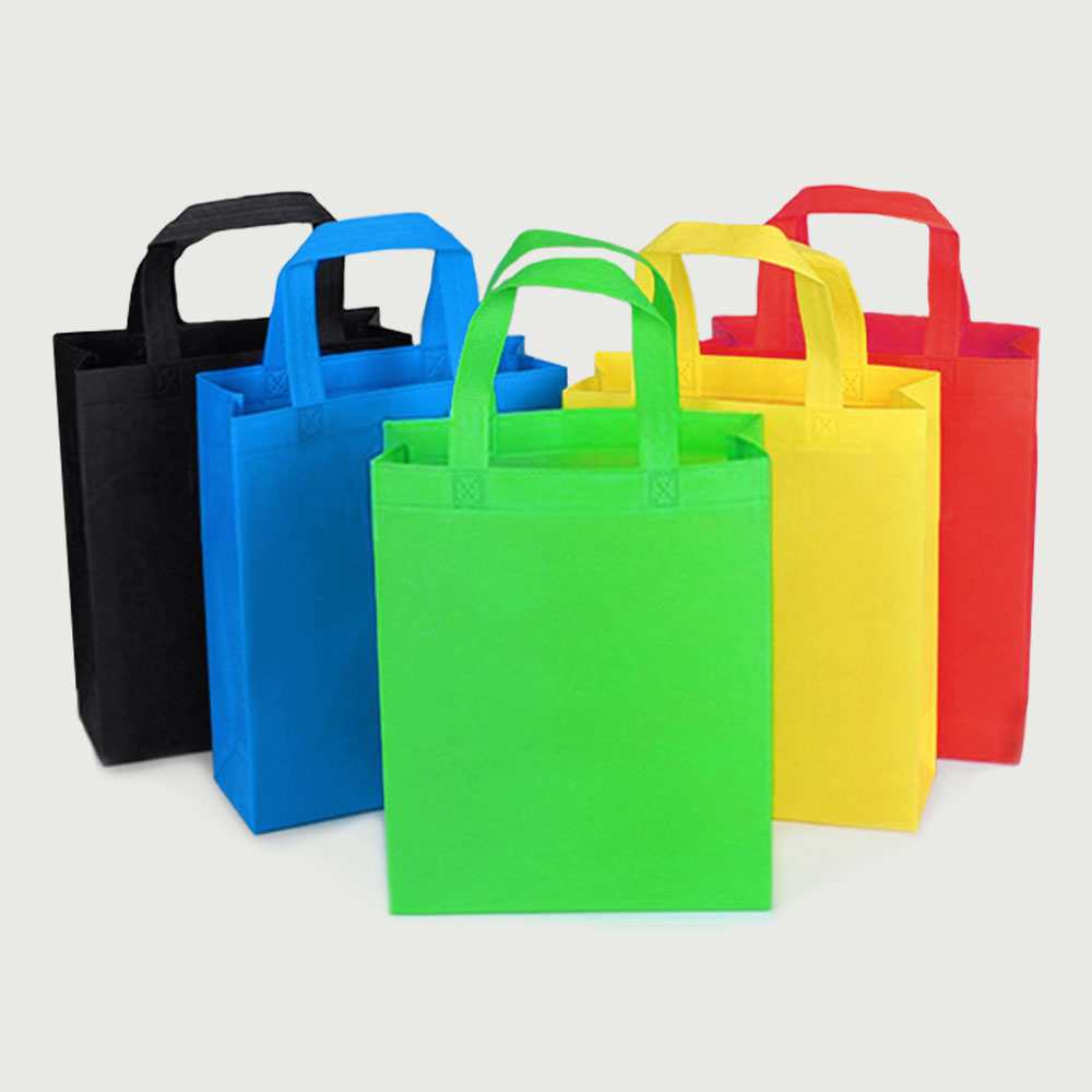단색 컬러 부직포 쇼핑백 (소/대) 튼튼한가방