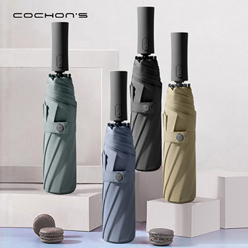 Cochons M2 이중레이어드 3단자동 양우산 자외선차단 우산 암막양산