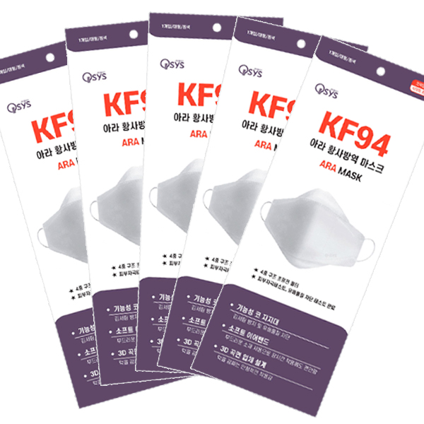 식약처 인증-KF94 마스크 황사 방역 마스크(의약외품)