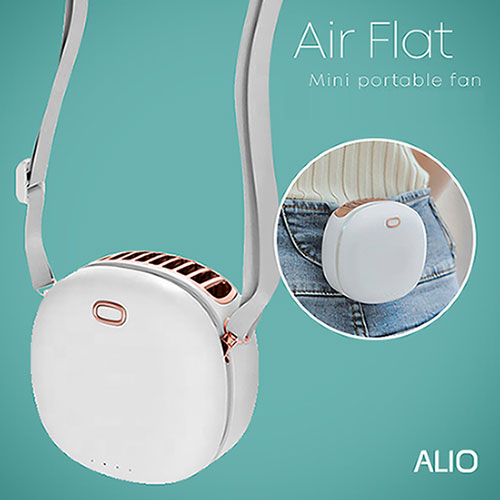 ALIO 목걸이형 에어플랫 휴대용선풍기 (허리 버클 기능)