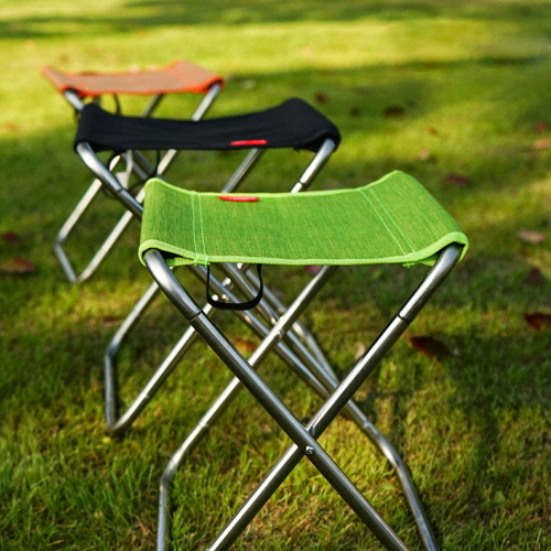 NT 스테인레스 야외 낚시 캠핑 미니 접이식 의자 CAH651