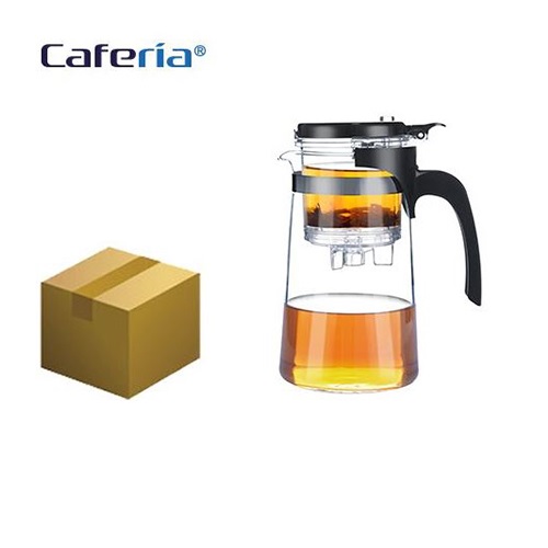 Caferia 원터치 유리 티포트 650ml (CT1)