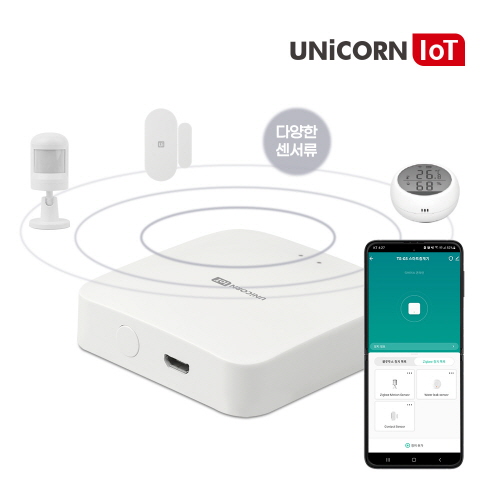 유니콘 IoT 홈 IoT 스마트 중계기 원격 제어 Zigbee+Bluetooth 무선 통신 지원 앱 연동 TS-G5
