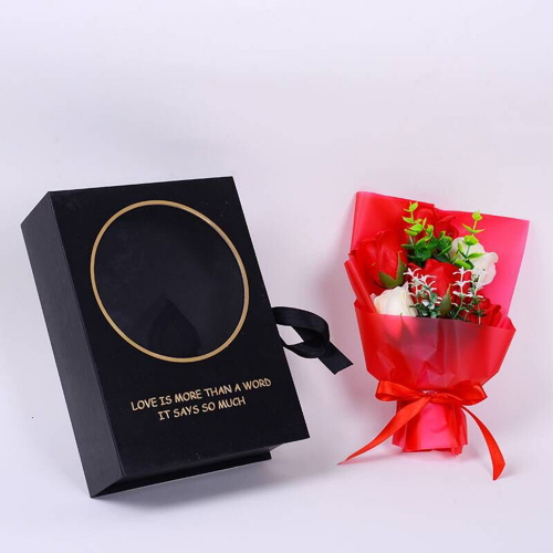 라인패키지 고급 장미꽃다발 비누 꽃 선물상자 선물세트 CCH397