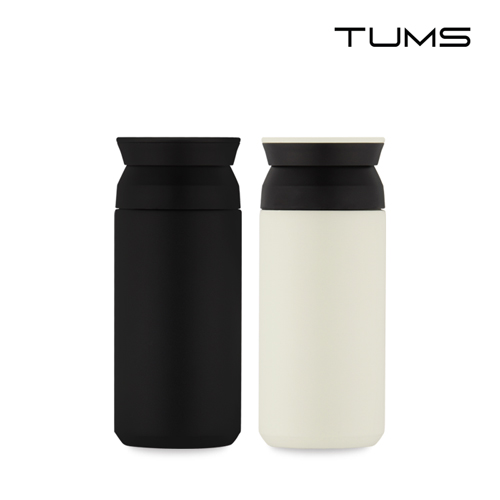 텀스 무지 파우더 진공 스텐 텀블러 350ml