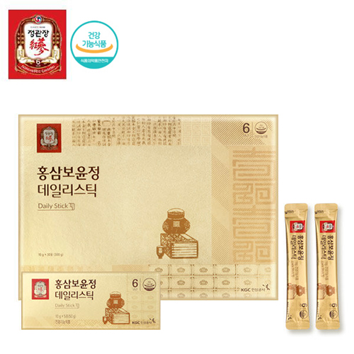 한국인삼공사 정관장 홍삼보윤정 데일리스틱 10ml x 30포 + 쇼핑백