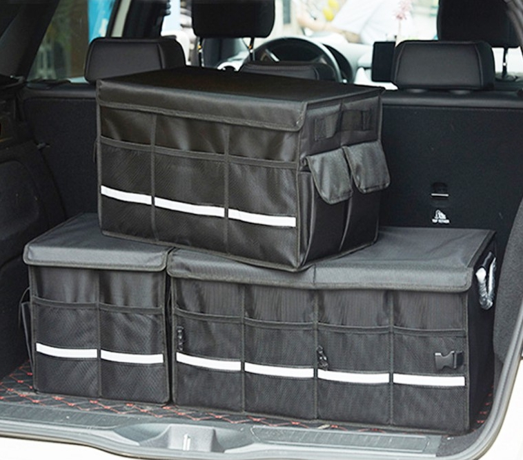 접이식 트렁크 정리함 차량용 수납함 폴딩 수납박스 캠핑 다용도 박스 중형 36L 베이직