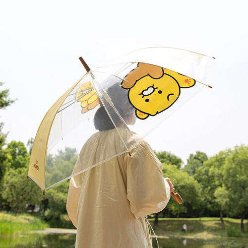 캐릭터 투명 우산 옐로우