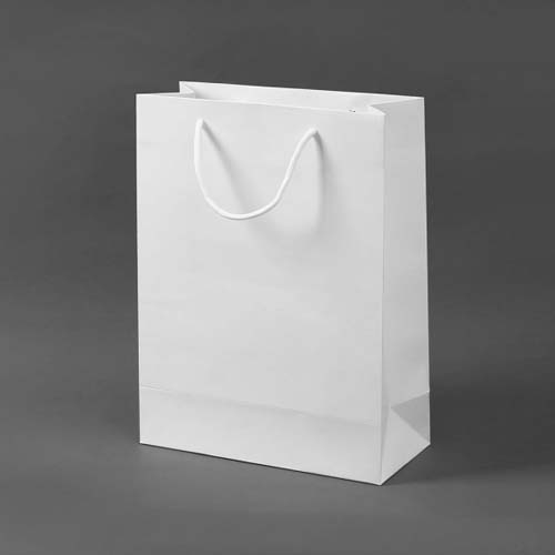 무지 세로형 쇼핑백 10p (20 x 28cm) (화이트) 쇼핑봉투