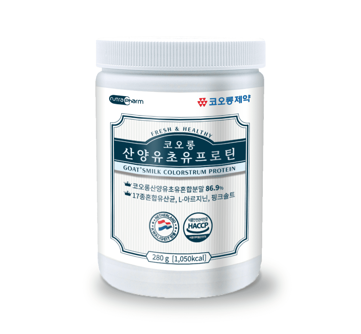 코오롱제약 산양유초유프로틴 (280g, 원통)