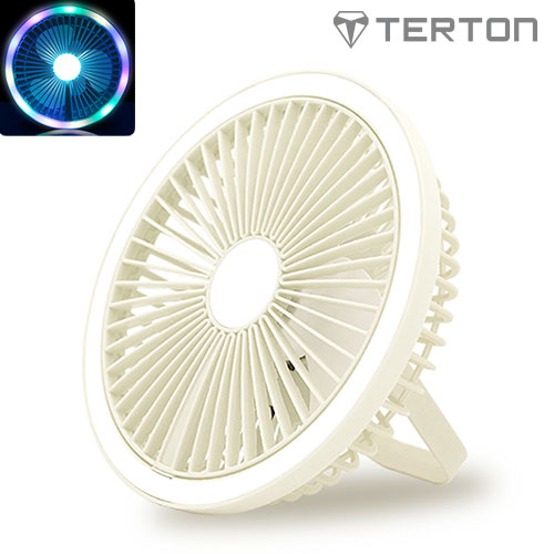 테르톤 LED램프 충전식 무선선풍기/캠핑선풍기