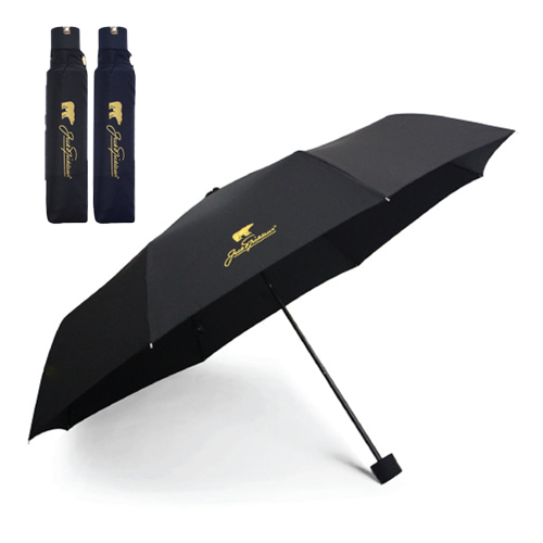 그리드 사각 패턴 잭니클라우스 3단 우산