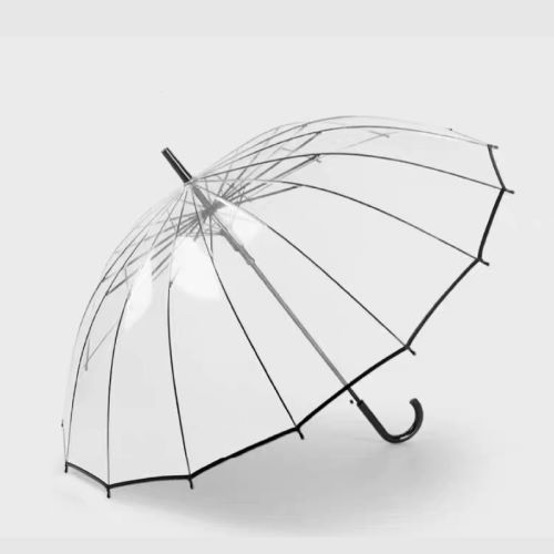답례품 투명 비닐 매직 우산 장우산 16K