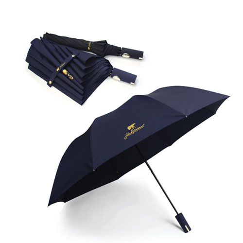 그리드 사각 패턴 잭니클라우스 2단 우산