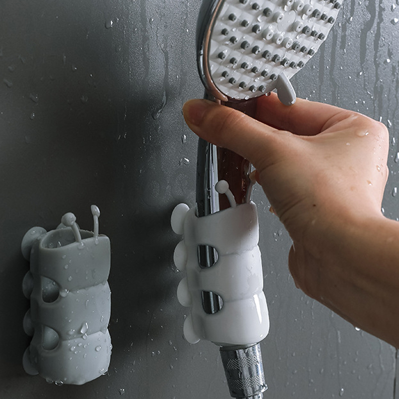 워기 거치대 홀더 흡착식 만능 실리콘 샤워기걸이 완전편한 샤워홀더 욕실 생활 용품