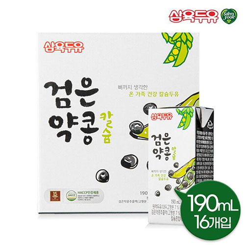삼육 검은약콩칼슘두유16P
