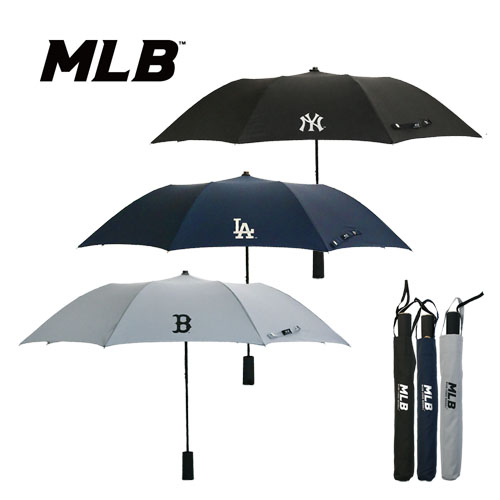 MLB 2단 자동 폰지무지 우산