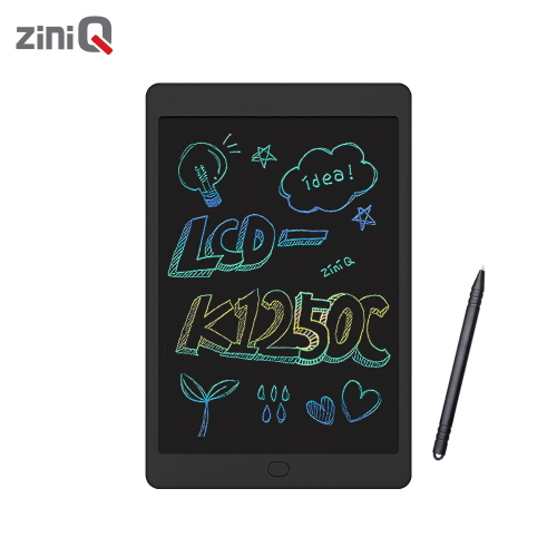 지니큐 12.5인치 칼라글씨 전자노트 노트패드 메모패드 그림판 LCD-K1250C