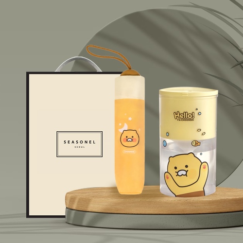 카카오 수동우산+카카오 미니 가습기 선물세트