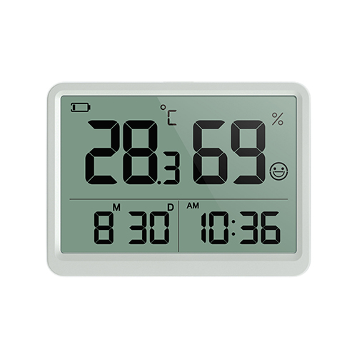 바헤르츠 BH-TH02 탁상용 벽걸이겸용 디지털 시계 온습도계