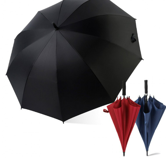 빅사이즈 장우산, 8각 빅우산 골프 대형 2단 접이식 원터치 자동 암막 선물 행사 블랙 와인 네이비