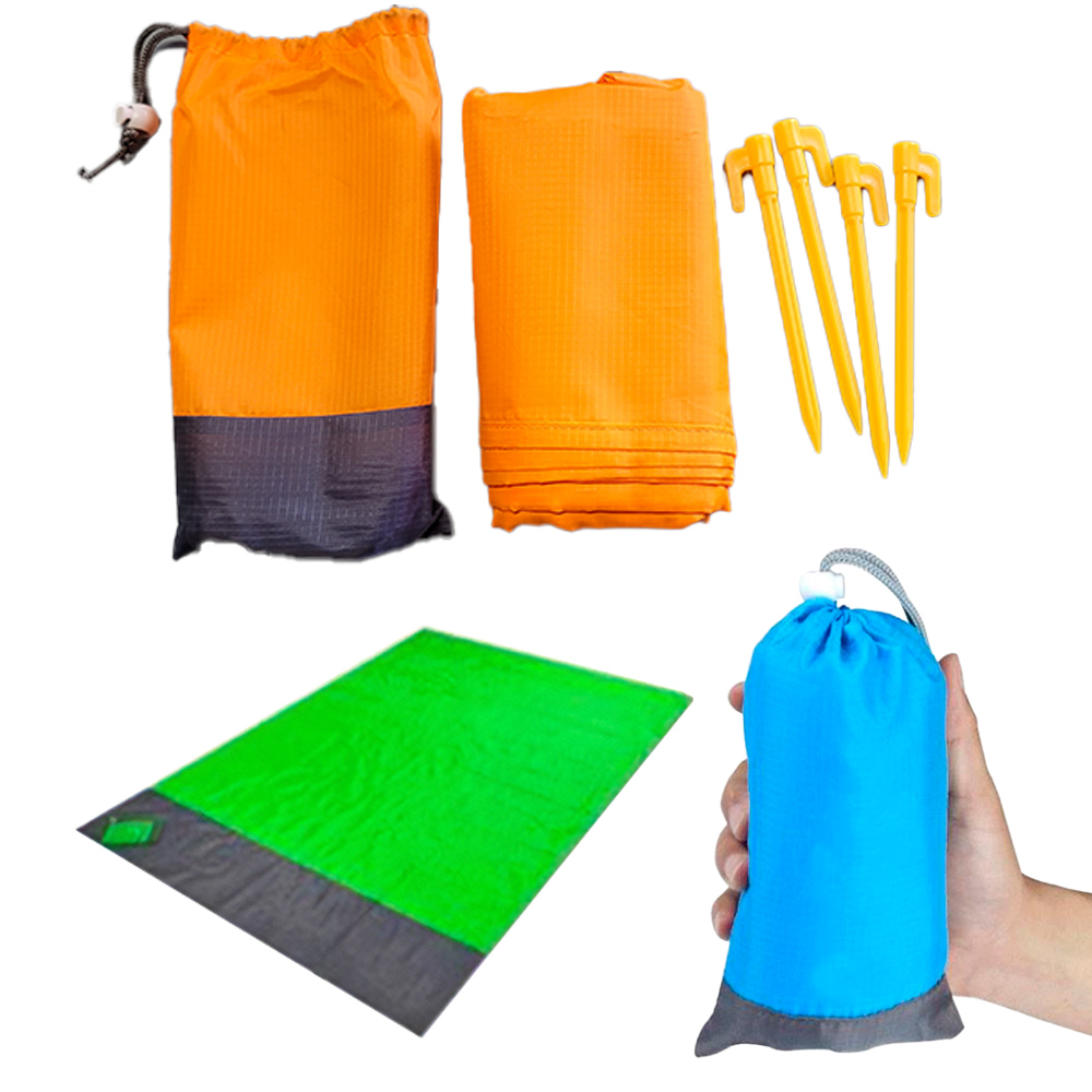 가벼운 휴대용 방수 돗자리 팩고정 등산 낚시 소풍 매트