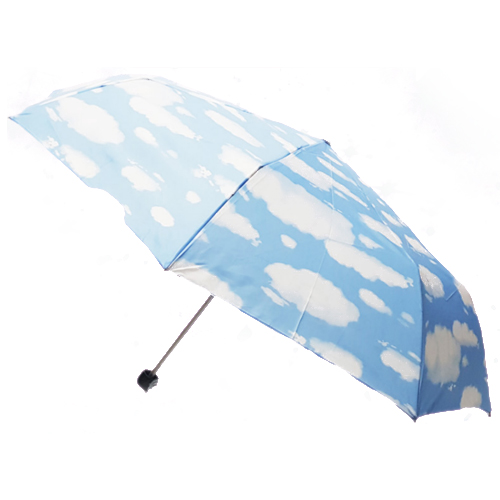 구름 3단 수동 접이식 우산