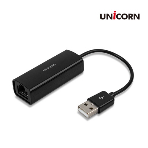 유니콘 USB2.0 100Mbps 유선랜카드 ULAN-200N