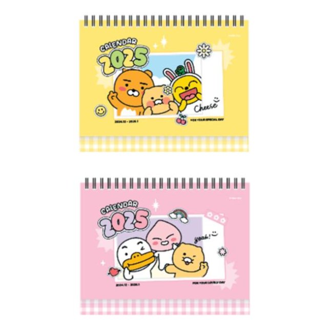 카카오 2025 스몰 탁상 캘린더 세이치즈 [J1]