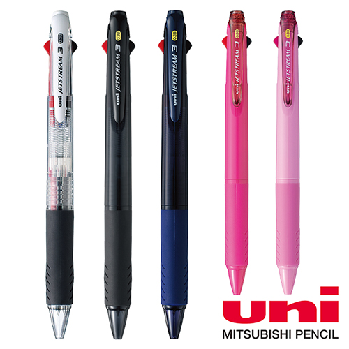 uni 제트스트림 3색 볼펜 0.38mm 트윈볼기구탑재