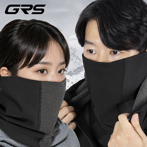 GRS 히트 페이스 숨쉬기 편한 귀걸이형 겨울 방한넥워머 남여공용