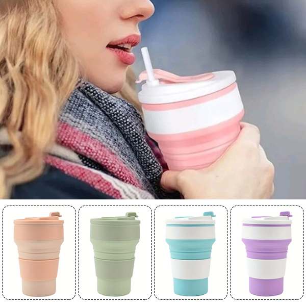 접이식 실리콘 텀블러 500ml