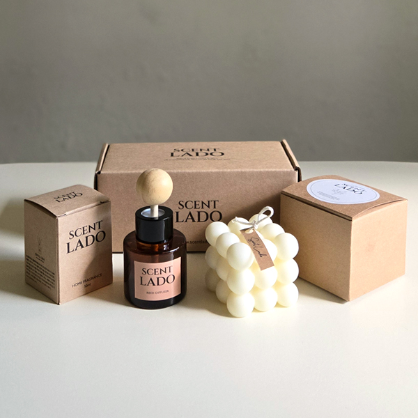 센트라도 미니 차량용 디퓨저 50ml+오브제 캔들 세트
