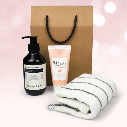 Nard 핸드워시280ml + 프리미엄 모달사 핸드타올 + 과일나라 핸드로션