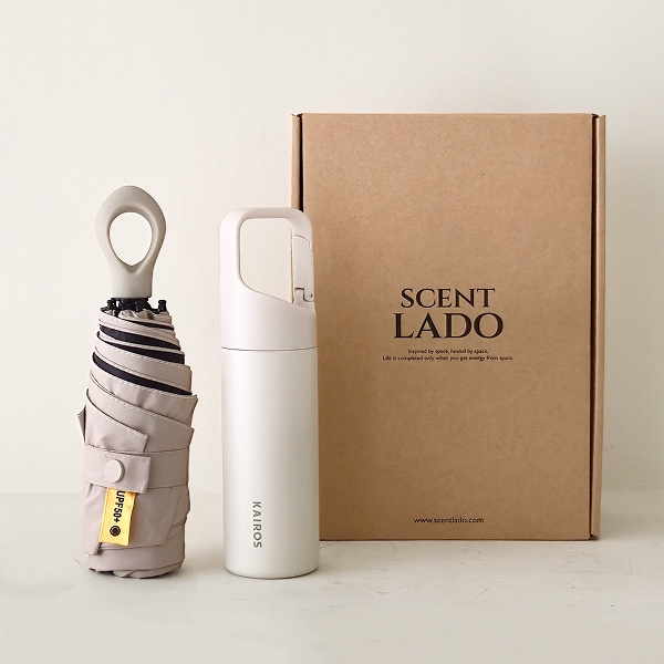 센트라도 멀티고리 5단 양우산+나우 고클립 텀블러 210ml 세트