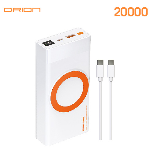 드리온 LCD 고속무선보조배터리 20000mAh