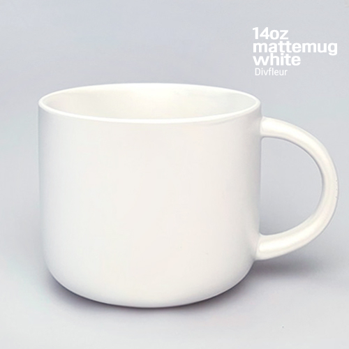 14oz dr디브플레르 반무광화이트머그