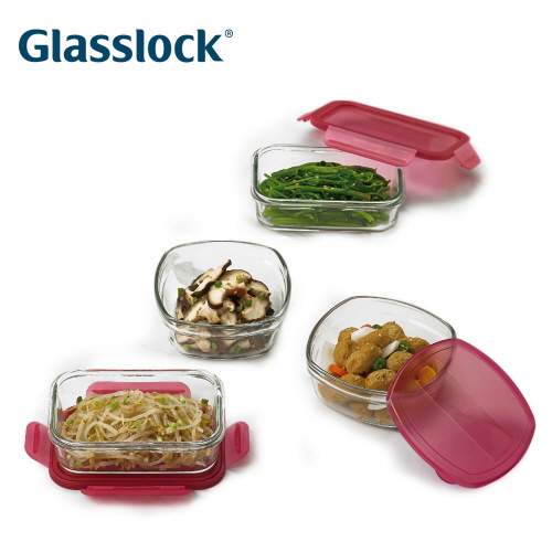 Glasslock 비바마젠타 혼합 4조세트