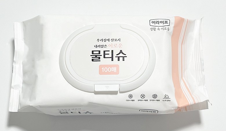 롯데 이라이프 이로운 물티슈100매