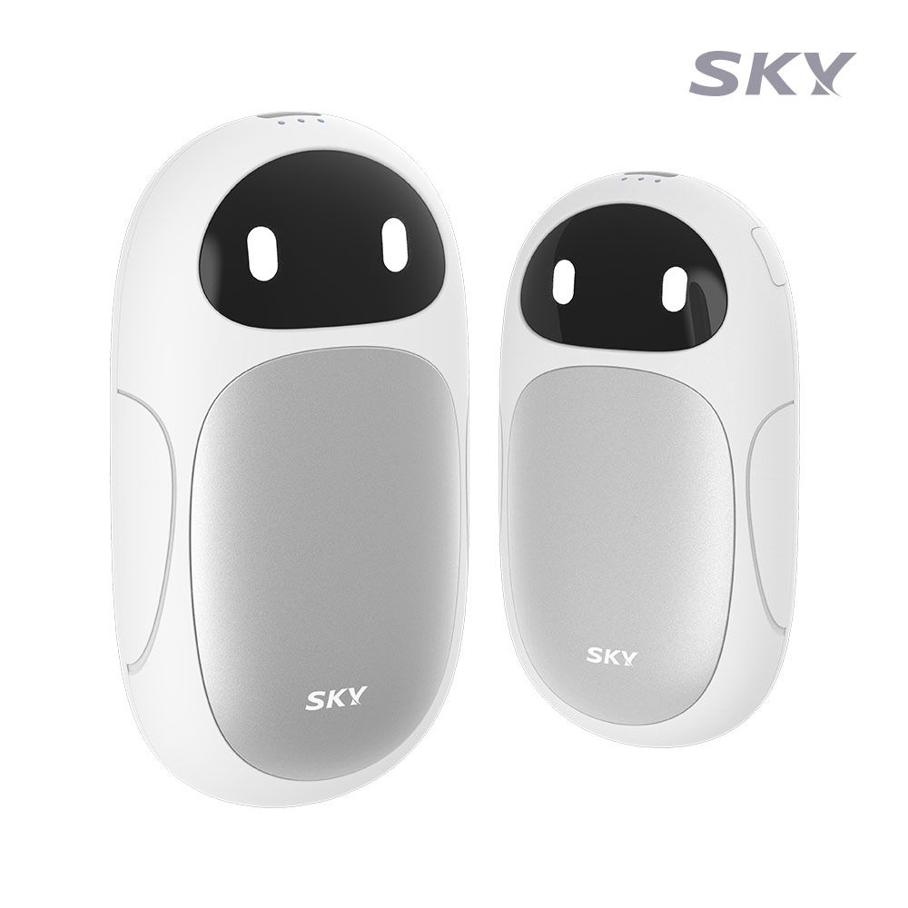 스카이 로보 듀얼 충전식 손난로 휴대용 USB C타입