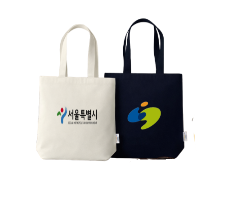 데일리 보부상 두꺼운 대형 캔버스 광목 에코백 인쇄 제작