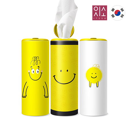 잇소 슬림티슈 패밀리스마일(기성품+스티커부착)