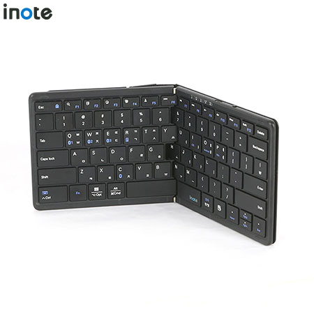 inote 아이노트 멀티 페어링 접이식 블루투스 키보드 X-Folding XK807B