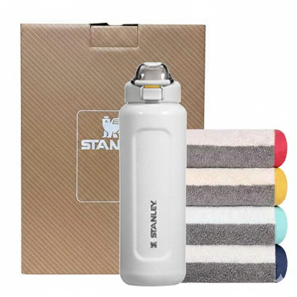 스탠리 웰스프링 보틀 946ml+송월고급타올세트