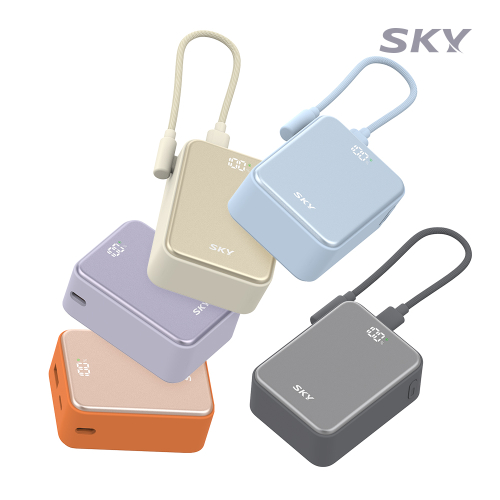 SKY Fill Cube10000mAh PD QC 22.5W  미니 보조배터리 케이블세트 A10