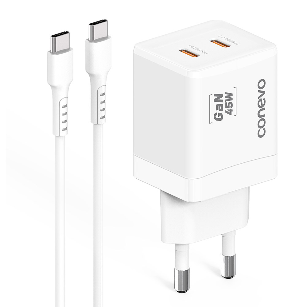 코네보 GaN45W 2포트 초고속 충전기