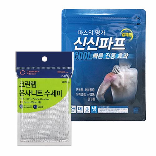 신신파스 신신파프 13호  ( 쿨파스+크린N수세미 )