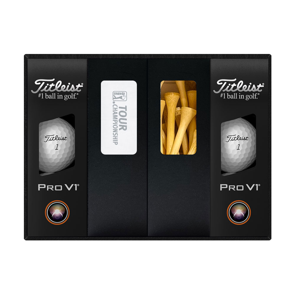 타이틀리스트 PRO V1 골프공 + PGA 쿨토시 + 나무티 세트 T403