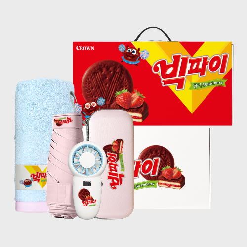 쿨럭스 썸머세트 304호 (5단 사각 암막 양우산+휴대용 선풍기+크로커다일 투톤 라벨타올)